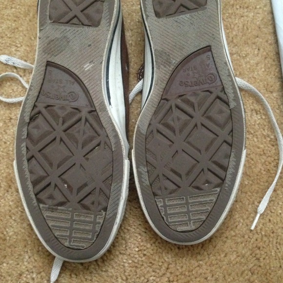 🚫SOLD🚫 Brown converse - Picture 4 of 4