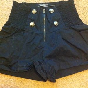 High waisted shorts