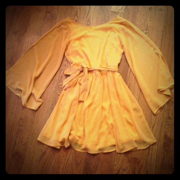 Ark & Co. Mustard Dress