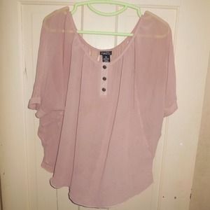Blush Colored Flowy Shirt and Purple Top!