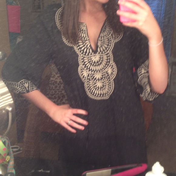 SOLD!✋✋Black & mocha dress :) - Picture 2 of 3