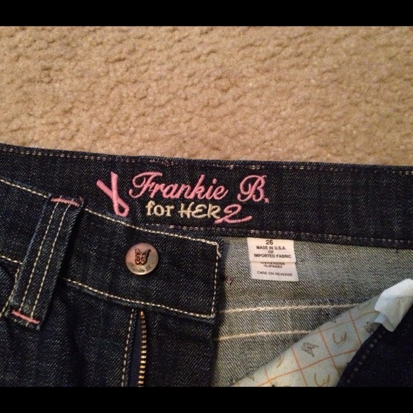 🚫🚫🚫SOLD 🚫🚫🚫NWT Frankie B jeans - Picture 3 of 3