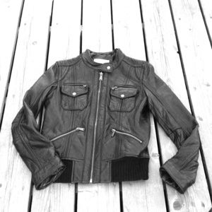 Sold  ;) Real leather jacket size small