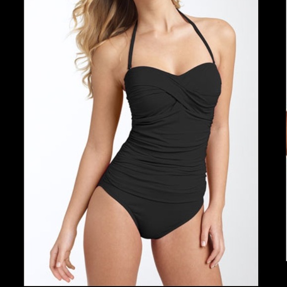 FLATTERING & gorgeous one piece swim suit!