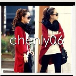 Red Batwing Cardigan