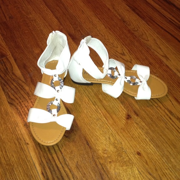 💖Reduced This Weekend💖White Gladiator  Sandals