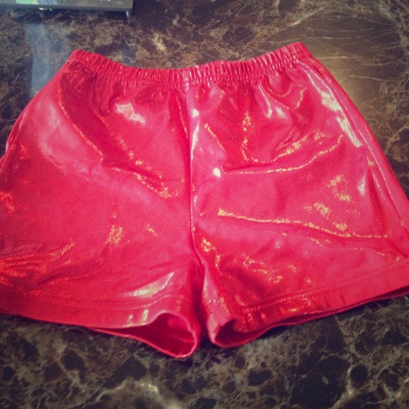Red spanks (bloomers) (spankies) (spandex) - Picture 1 of 1