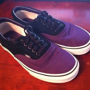 **REDUCED Black and Purple Vans