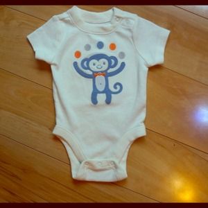 Juggling monkey onesie