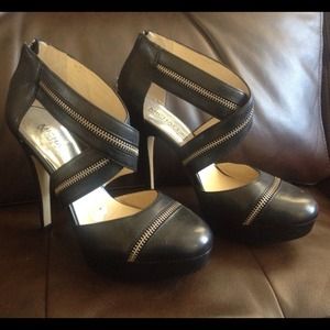 Michael Kors zipper heels