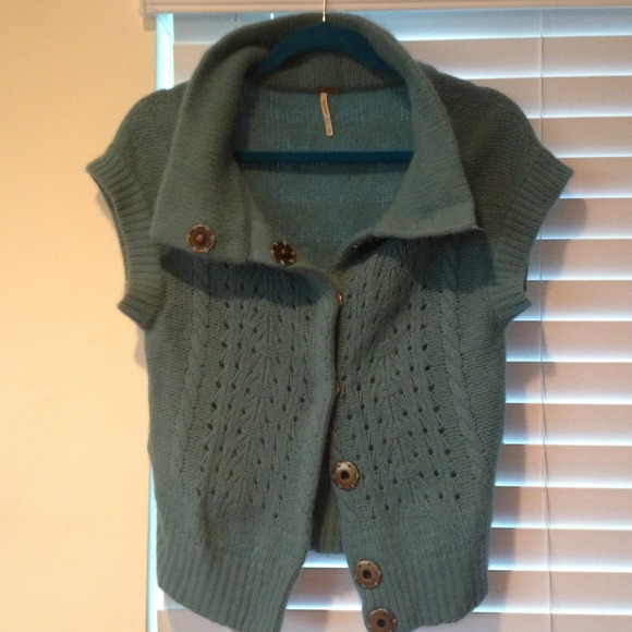 Free People Blue Sweater - Picture 2 of 2