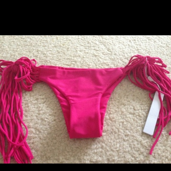 Sold! Mikoh swimwear Mykonos pink seaberry bikini