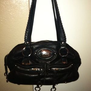 Makowsky black handbag