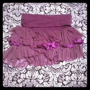 Free People Ruffle Skirt ☮