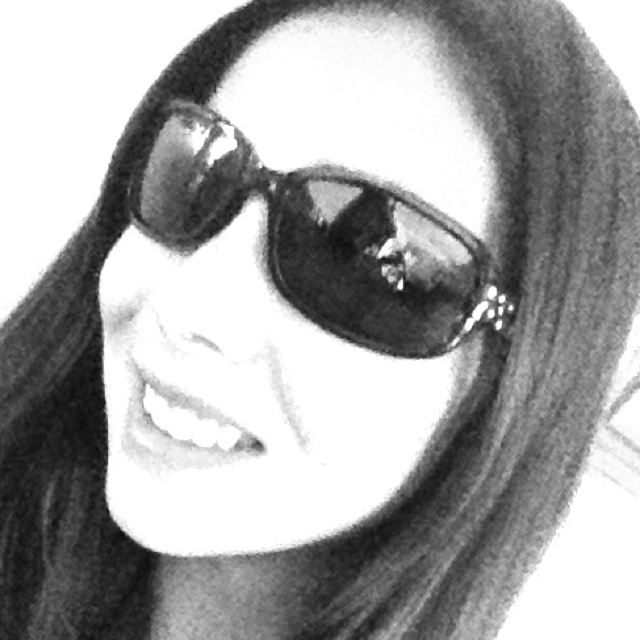 Brown sparkly sunglasses.