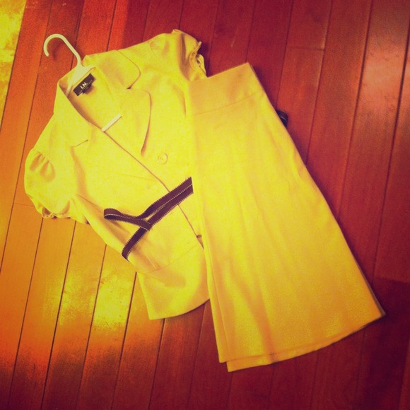 Business skirt and jacket combo