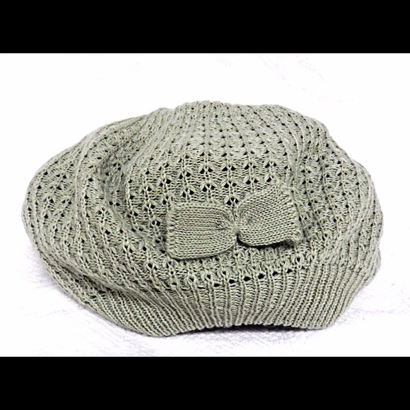 Grey Knit Beenie