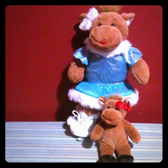 Ice Skater Build-A-Bear with Baby