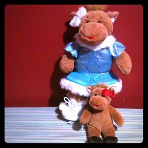 Ice Skater Build-A-Bear with Baby