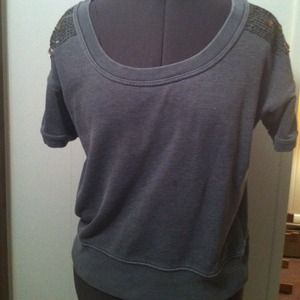 Slouchy sweater top