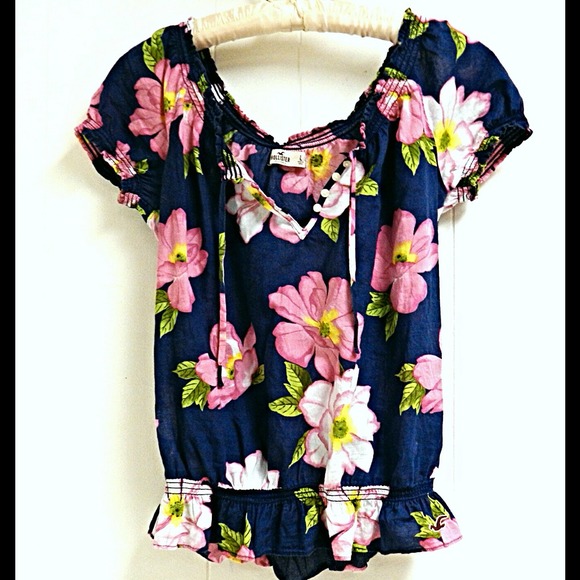 Hollister Flower Blouse