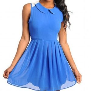 ✂PRICE REDUCTION✂Blue sheer dress