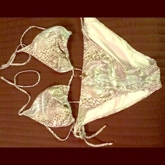 Shimmering Baby Phat bathing suit.