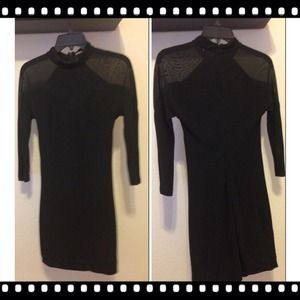 Little black dress with sleeves