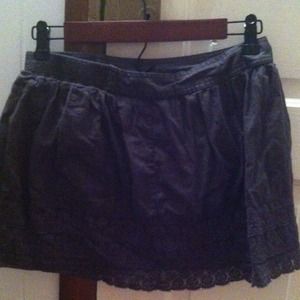 Grey lace skirt