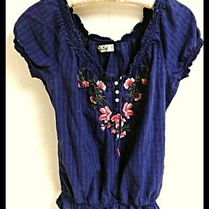 Hollister Blue Blouse