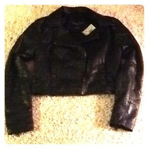 American eagle leather jacket