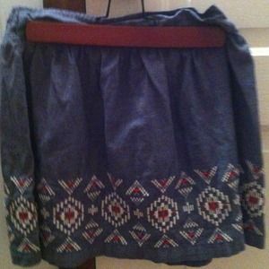 American eagle geo skirt