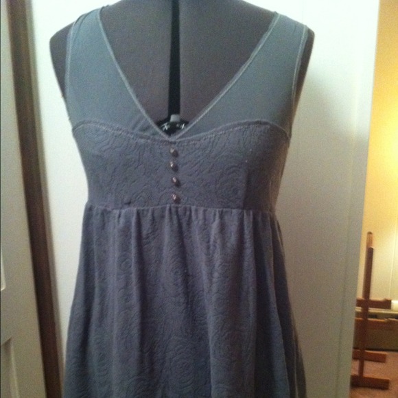 Grey lace dress