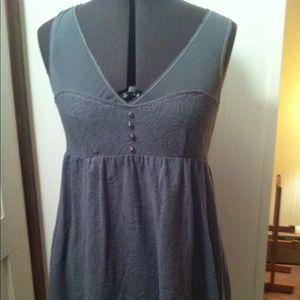 Grey lace dress