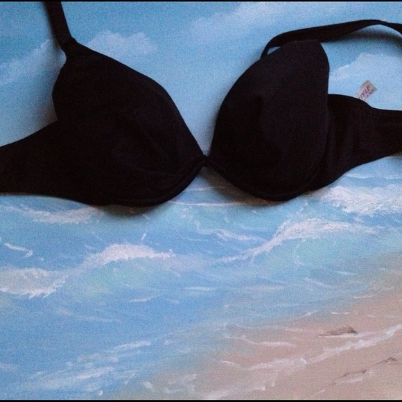 Vintage classic push up bra strap bikini top