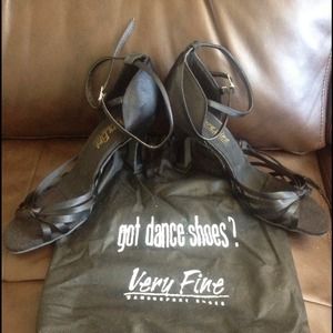Very Fine brand professional dancing satin shoes