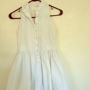 ❌Sold❌White summer dress from Anthropologie.