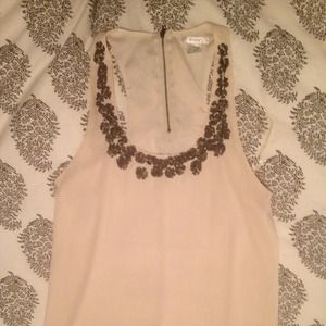 Trendy Embellished tank- DON'T MISS THIS DEAL!!