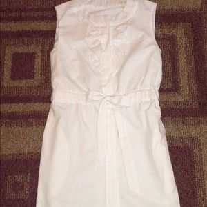 Shop LaRoque Seersucker White Dress
