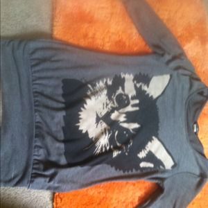 Half Sleeves Hot Topic Kitty Shirt