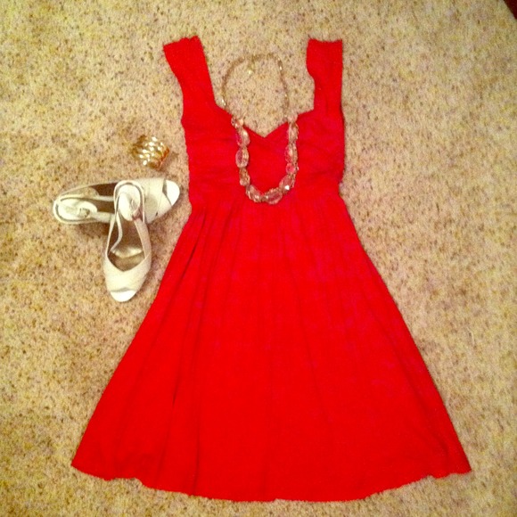 NWOT Flirty Red Dress