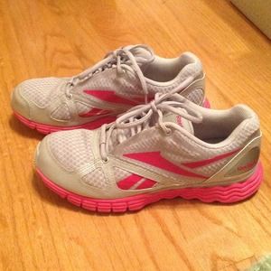 Reebok Gray and Pink shoes