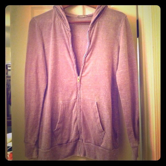 dELiA*s Lavender Burnout Hoodie