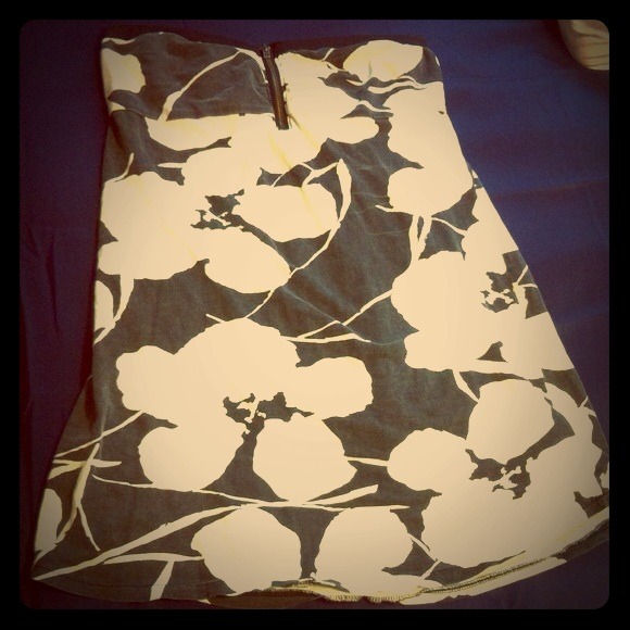 Roxy Navy & Ivory Floral Mini Dress