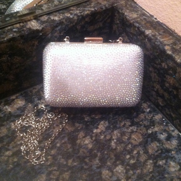 Silver Crystal Clutch💎