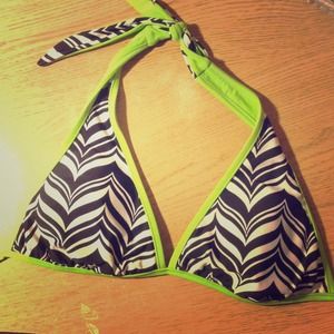 Reversible Halter Swimsuit Top
