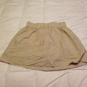 j crew beige skirt