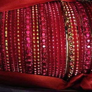 Pink bangles/ bracelets