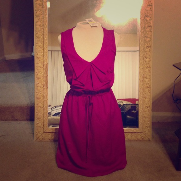 BeBop Dresses & Skirts - SOLD!!NWT Fuchsia mini pocket dress from Macy's!