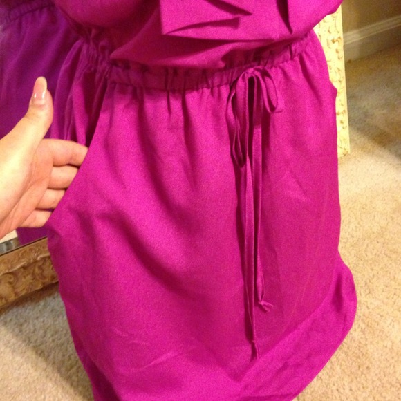 SOLD!!NWT Fuchsia mini pocket dress from Macy's! - Picture 2 of 4